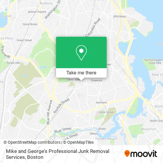 Mike and George's Professional Junk Removal Services map