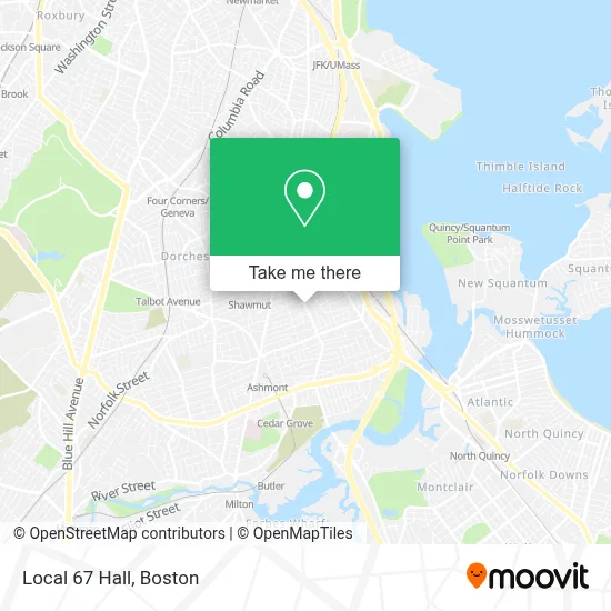 Local 67 Hall map
