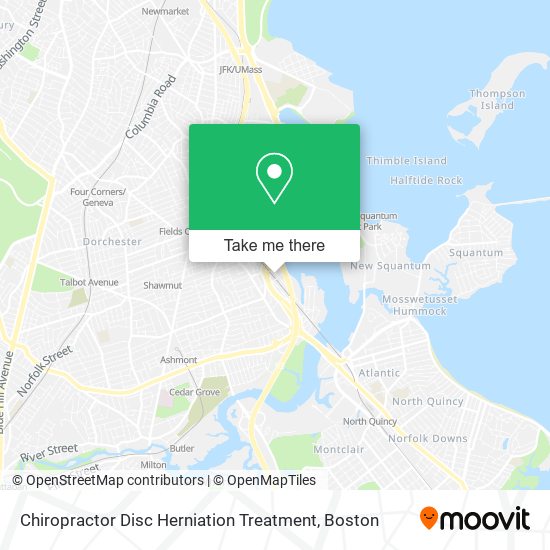 Mapa de Chiropractor Disc Herniation Treatment