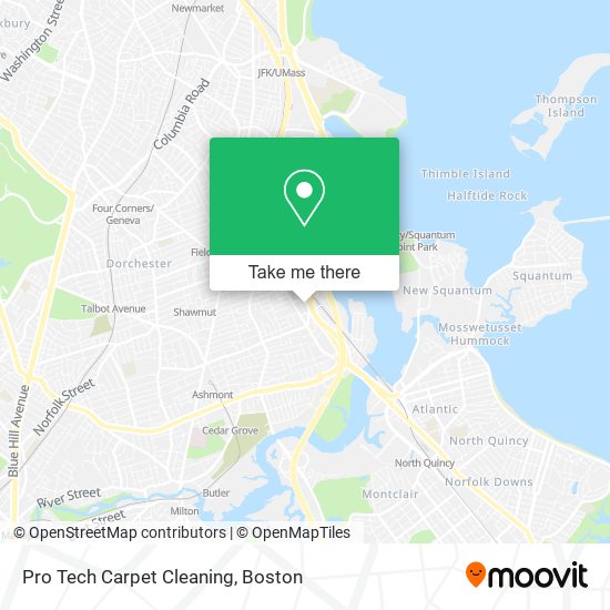 Pro Tech Carpet Cleaning map