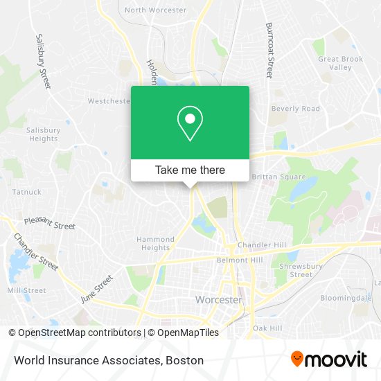 World Insurance Associates map