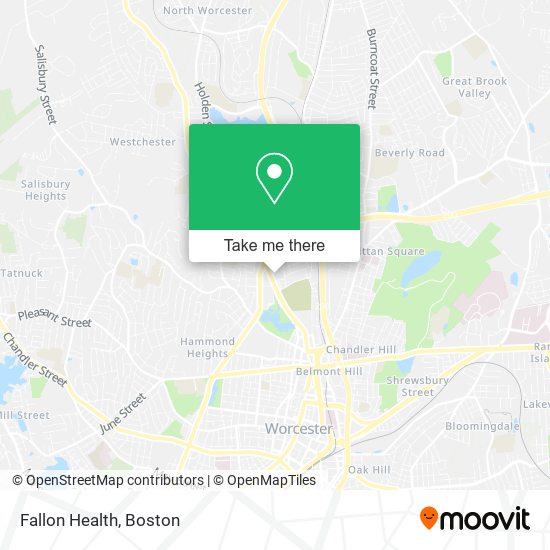 Fallon Health map