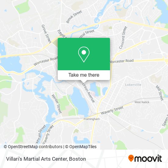Villari's Martial Arts Center map