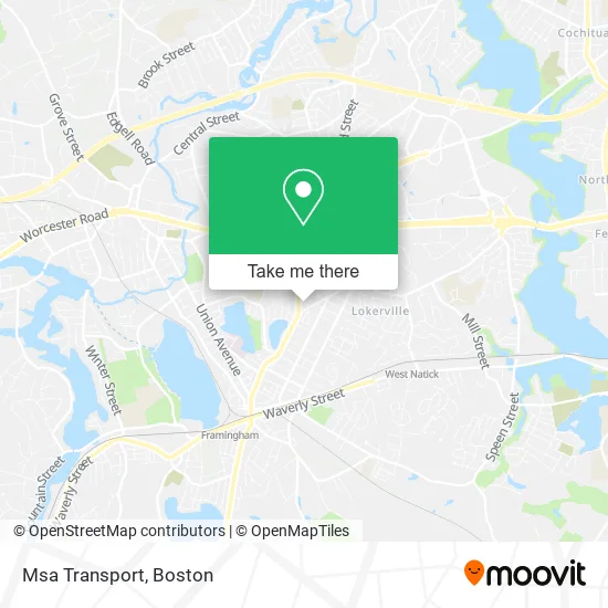 Mapa de Msa Transport