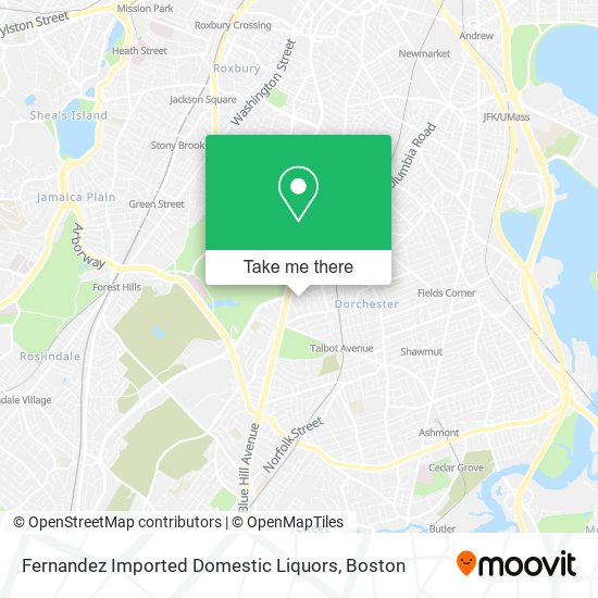 Mapa de Fernandez Imported Domestic Liquors
