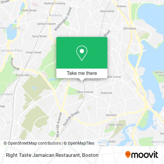 Mapa de Right Taste Jamaican Restaurant
