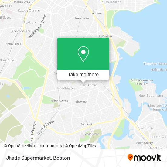 Jhade Supermarket map