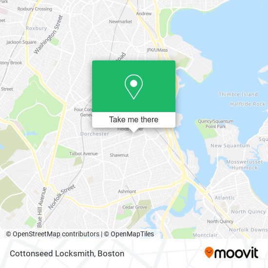 Mapa de Cottonseed Locksmith
