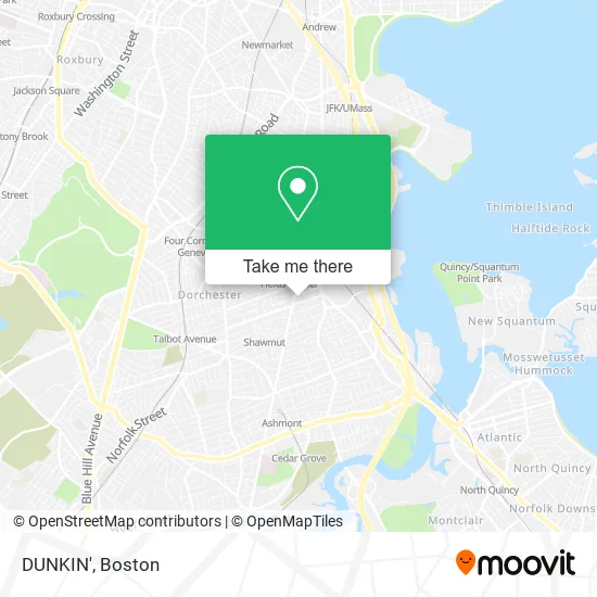 DUNKIN' map