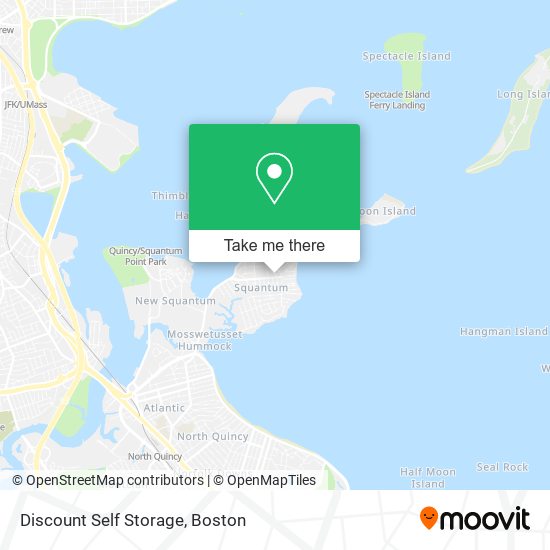 Discount Self Storage map