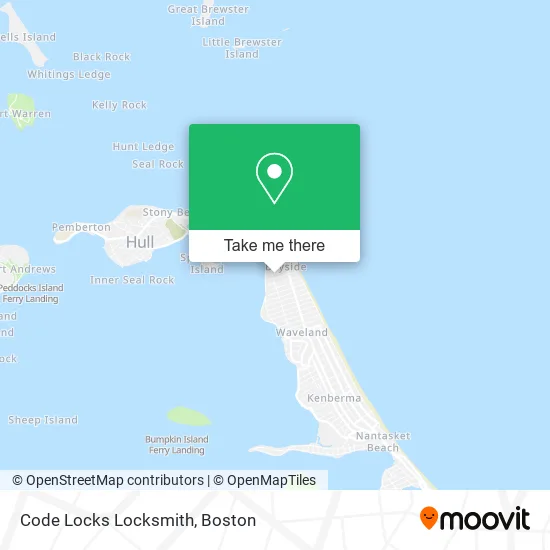 Code Locks Locksmith map