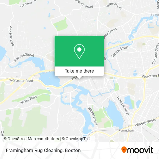 Mapa de Framingham Rug Cleaning