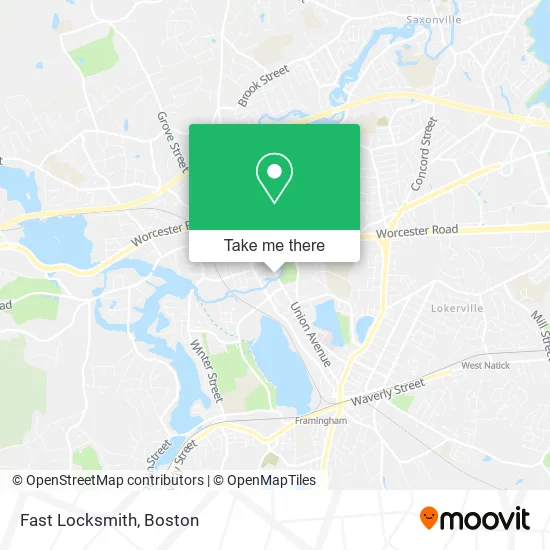 Fast Locksmith map