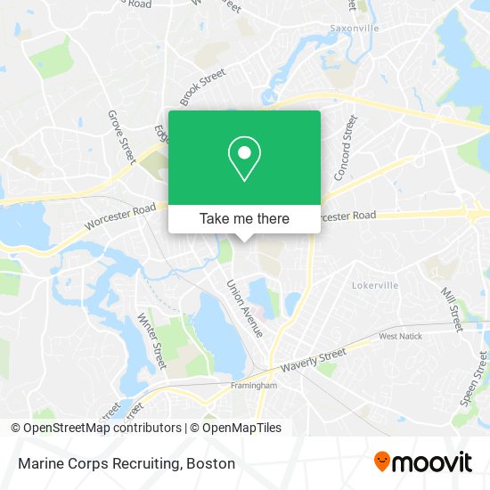 Marine Corps Recruiting map