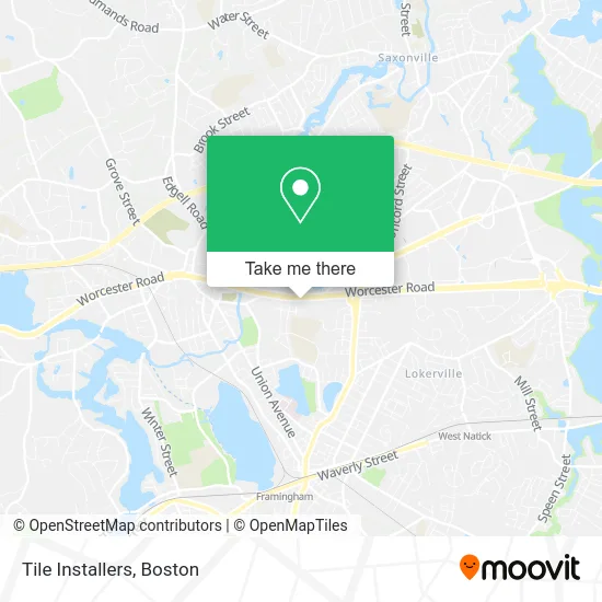Tile Installers map
