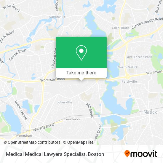 Medical Medical Lawyers Specialist map