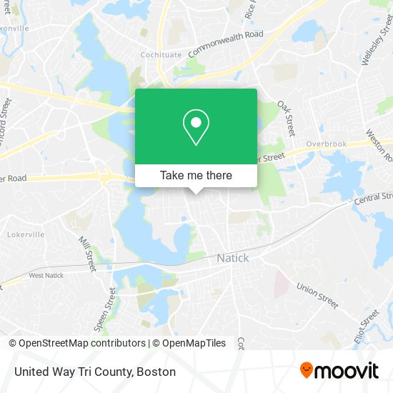 Mapa de United Way Tri County