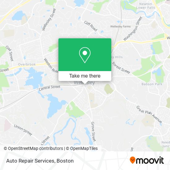 Auto Repair Services map