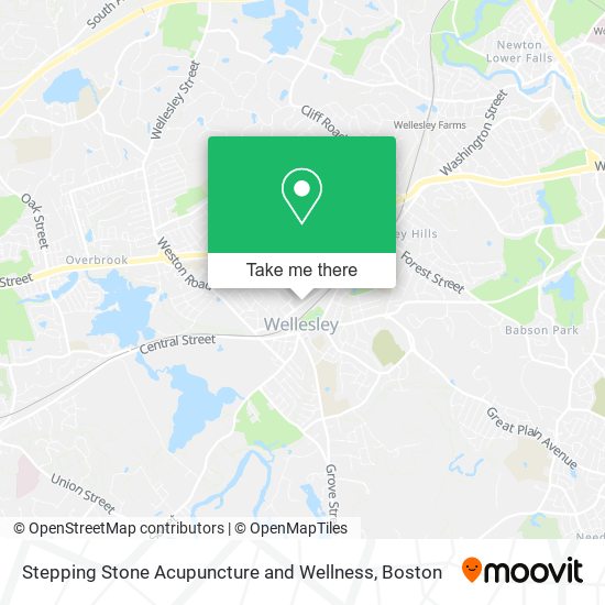 Stepping Stone Acupuncture and Wellness map