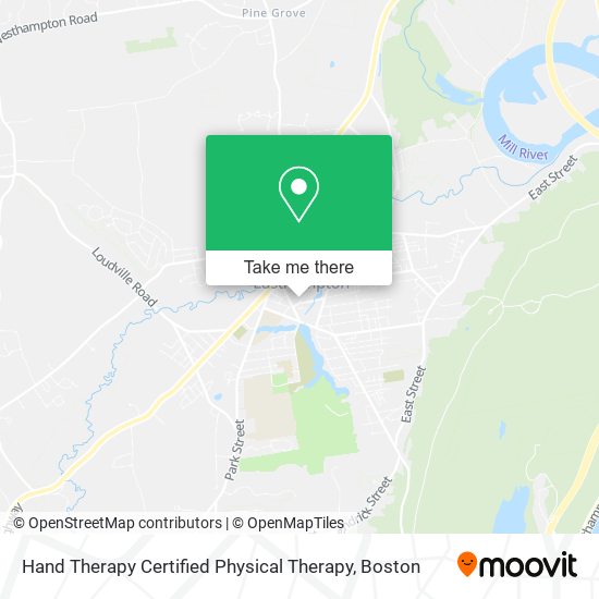 Mapa de Hand Therapy Certified Physical Therapy