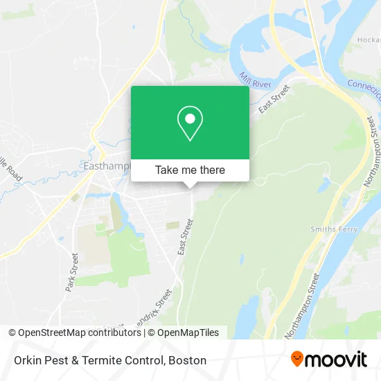 Mapa de Orkin Pest & Termite Control
