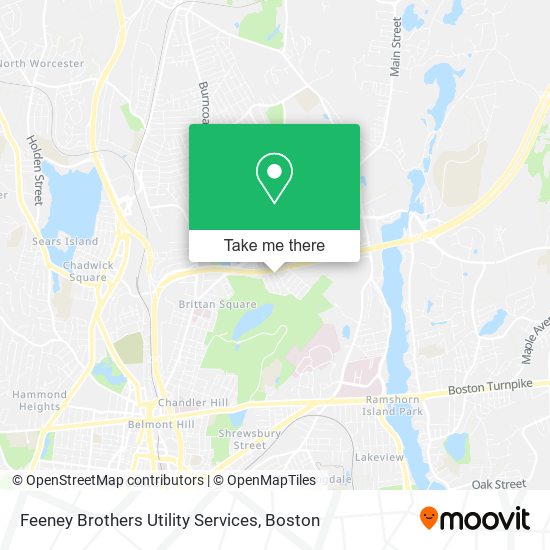 Feeney Brothers Utility Services map