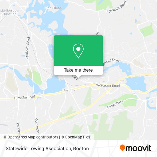 Mapa de Statewide Towing Association