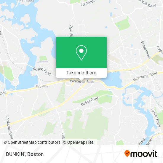 DUNKIN' map