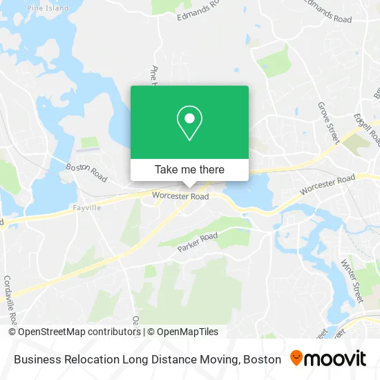 Mapa de Business Relocation Long Distance Moving