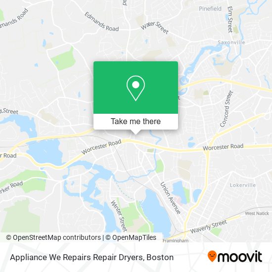 Appliance We Repairs Repair Dryers map