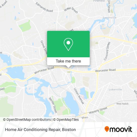 Home Air Conditioning Repair map