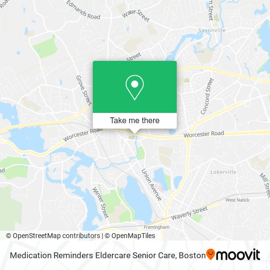 Mapa de Medication Reminders Eldercare Senior Care