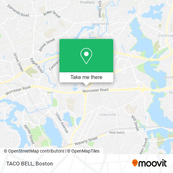 TACO BELL map