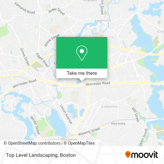 Top Level Landscaping map