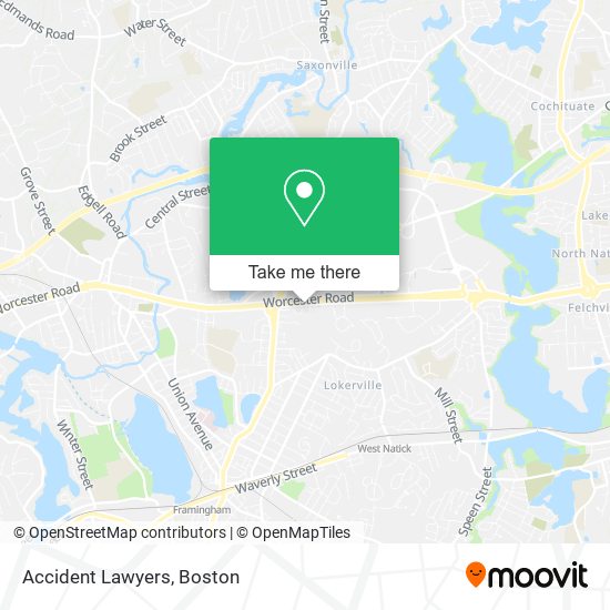 Accident Lawyers map