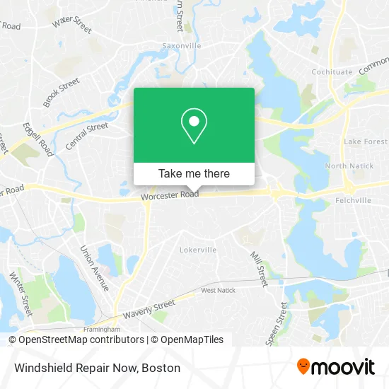 Windshield Repair Now map