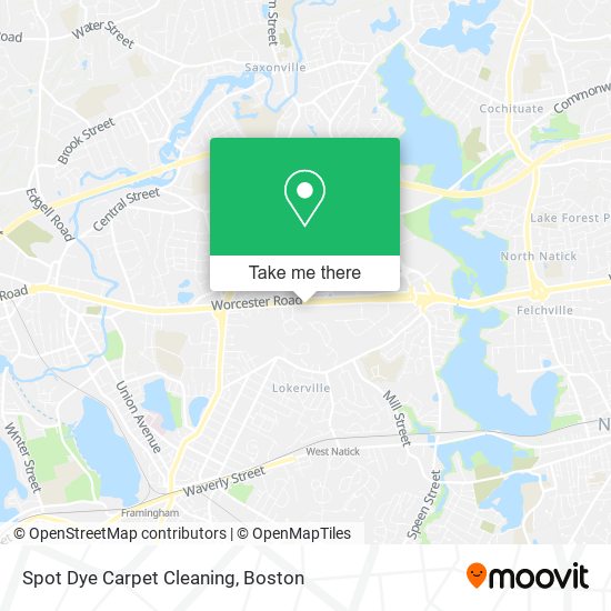 Spot Dye Carpet Cleaning map