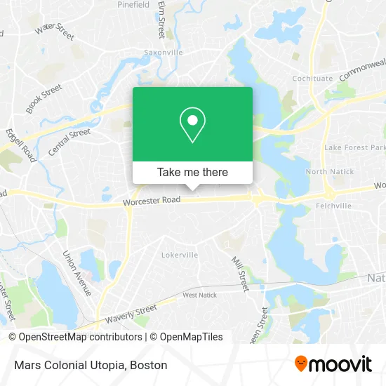 Mars Colonial Utopia map