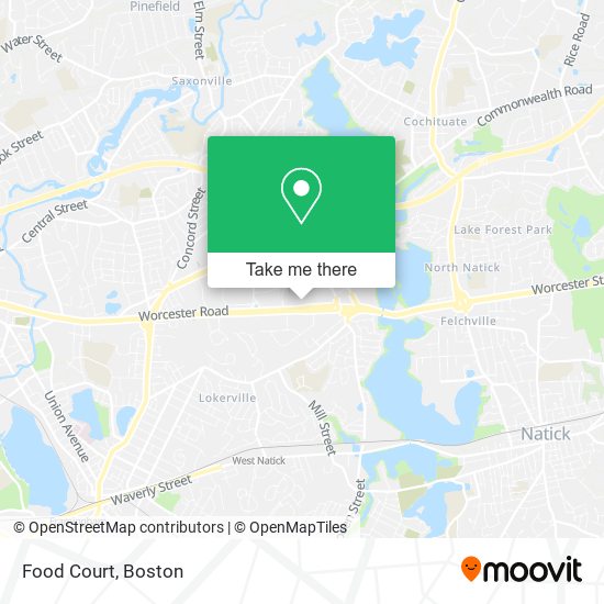 Mapa de Food Court