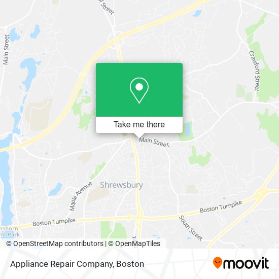 Appliance Repair Company map
