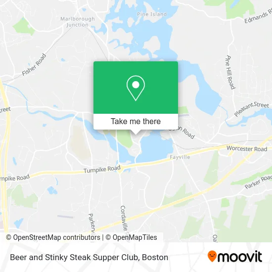 Beer and Stinky Steak Supper Club map