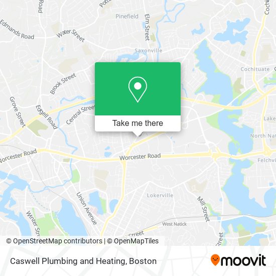 Caswell Plumbing and Heating map