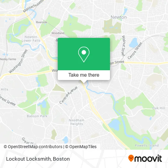 Mapa de Lockout Locksmith