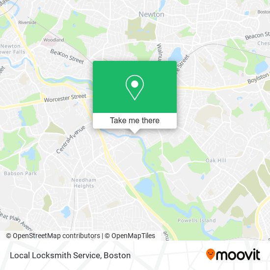 Mapa de Local Locksmith Service