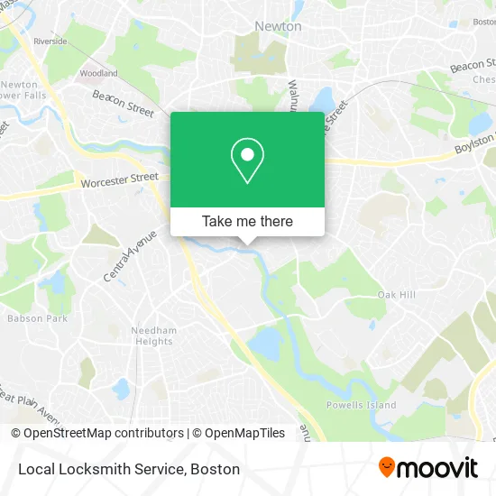 Mapa de Local Locksmith Service