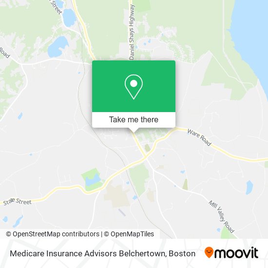 Medicare Insurance Advisors Belchertown map
