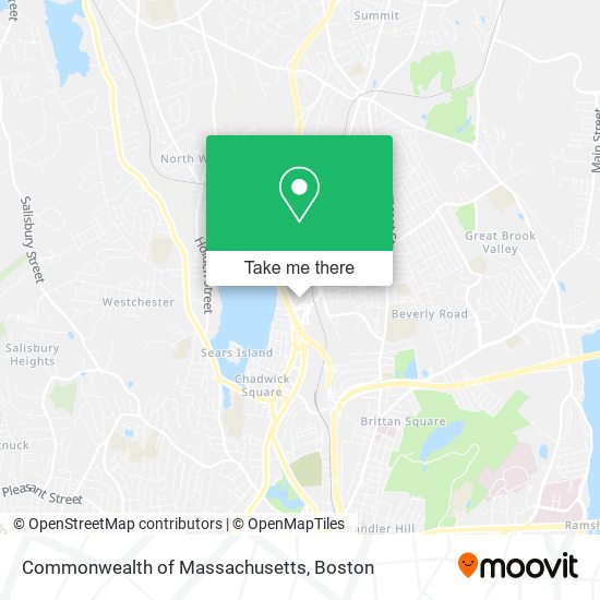 Commonwealth of Massachusetts map