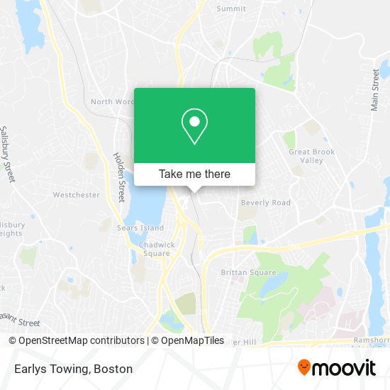 Earlys Towing map