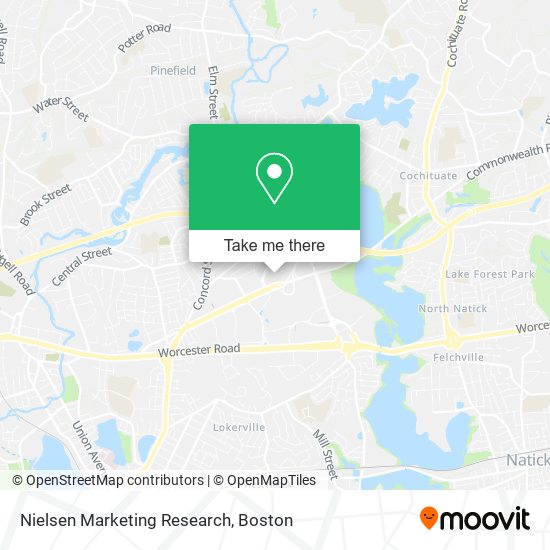 Nielsen Marketing Research map