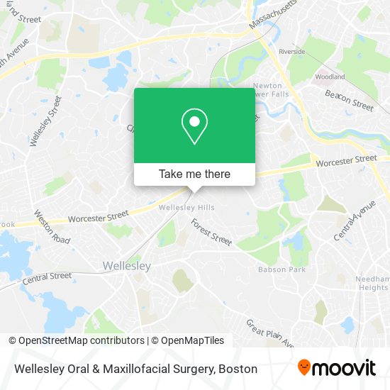 Wellesley Oral & Maxillofacial Surgery map